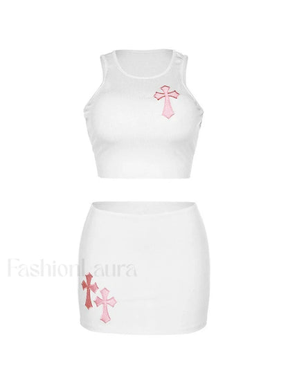 Cross Ribbed Two Piece Set