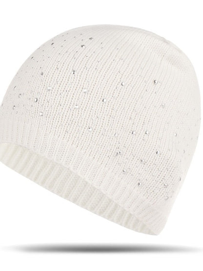 Hat Beanie / Slouchy Black Blue Camel Outdoor Home Daily Beaded Knit Polka Dot Portable Windproof Comfort for Women