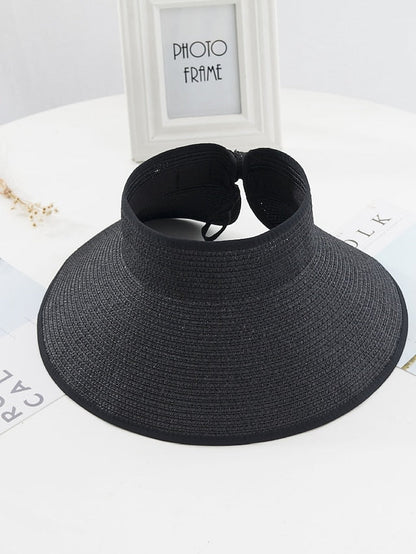 14 Colors Summer Folding Empty Top Hat Straw Hat Sun Hat Beach Hat Sunshade Sun Hat Panama Men's Straw Hat for Women
