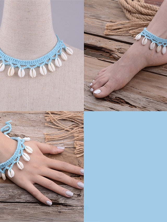 Jewelry Sets Fashion Outdoor Shell Jewelry Sets for Women