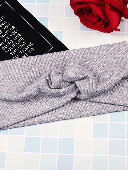 1PC Headbands Bandana Hair Scarf For Outdoor Work Fabric Black White Pink for Women