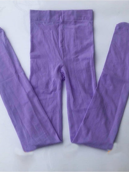 Kid's Panty Hose Wedding Party Daily Solid / Plain Color Spandex Nylon Classic Lolita Professional 1 Pair for Women