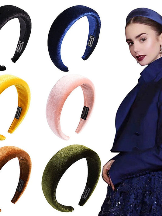 1PC Headbands Headband For Daily Classic Fabric Mixed Color Black White for Women