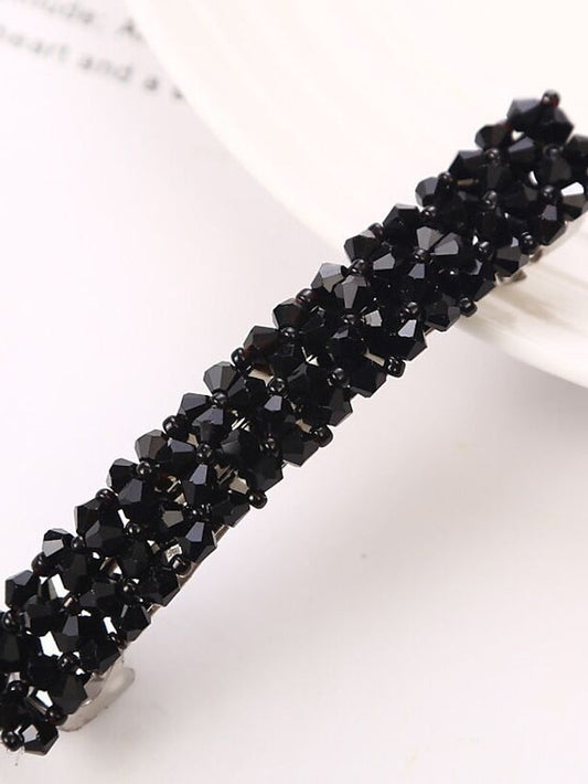 1PC Hair Clip For Daily Glitter Shiny Reinstone Alloy for Women