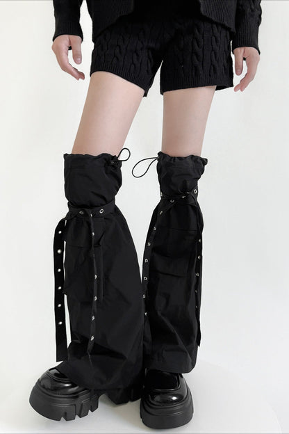 Drawstring Adjustable Cargo Leg Socks