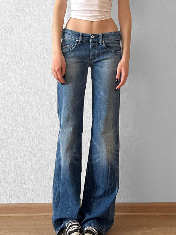 Low-Rise Slimming Basics Versatile Flare Jeans
