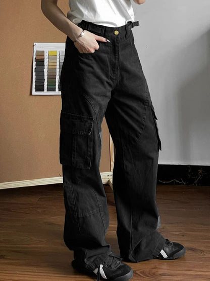Vintage Multi Pocket Splice Cargo Jeans