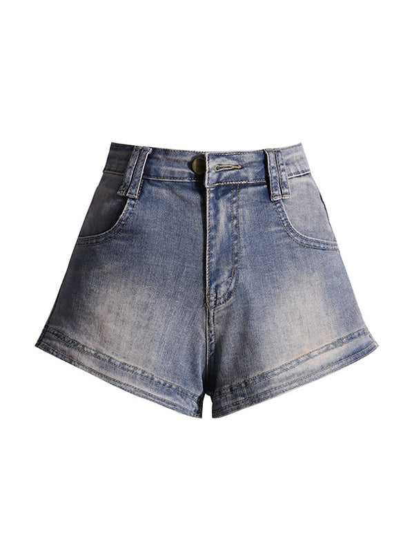 Summer Loose Wide Leg Denim Shorts