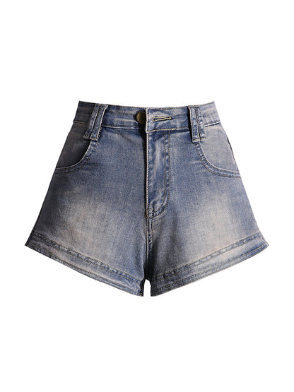 Summer Loose Wide Leg Denim Shorts