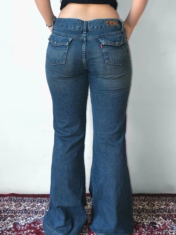 Distinctive Street-Style American Flare Jeans