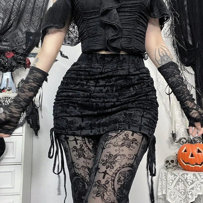 Gothic Lace Cargo Pants