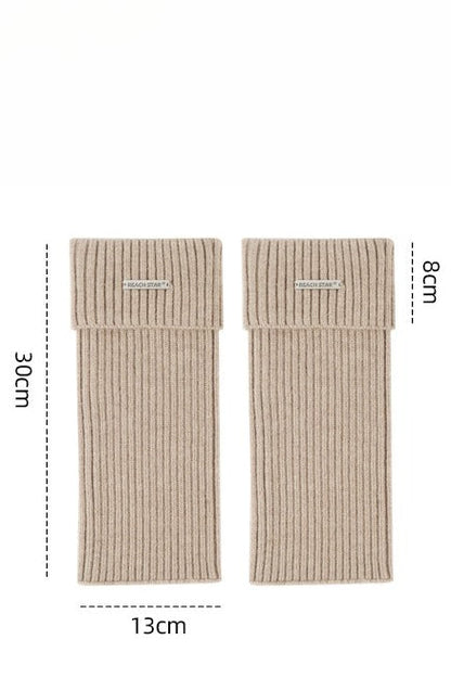 Chunky Knit Foldover Y2K Leg Warmers