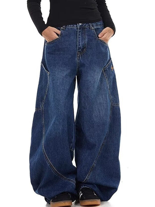 American Design Large Pocket Machete Boyfriend Jeans