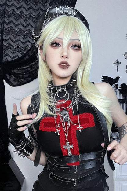 Gothic Cross Dark Style Sexy Tank Top