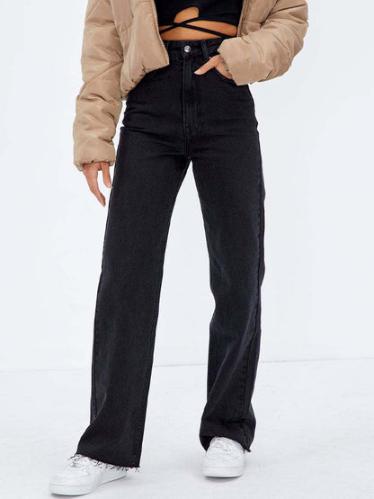 Vintage Loose Straight Boyfriend Jeans