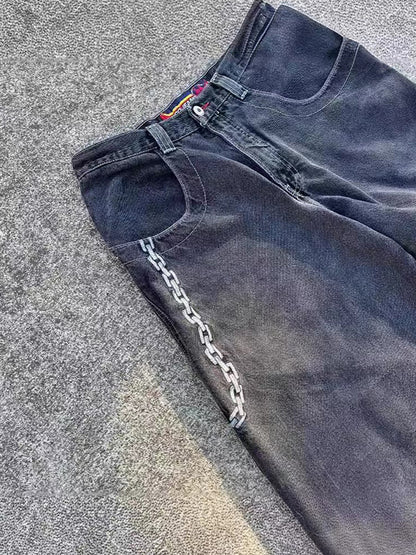 Retro Hip Hop Loose Boyfriend Jeans