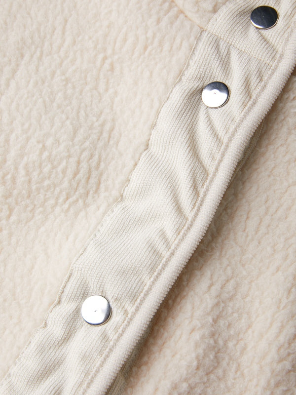Lambswool Hooded Loose Jacket