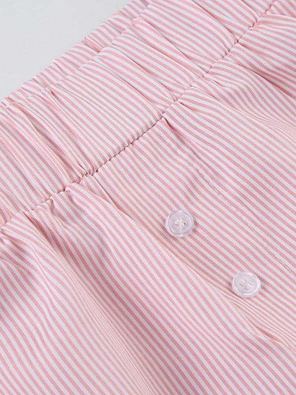 Stripe Print Shorts
