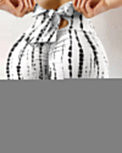 Printed Bow Design Yoga Leggings