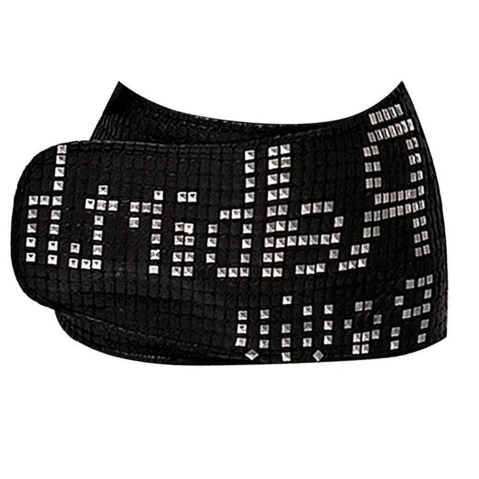 Vintage Punk Rivet Low-Waist Skirt