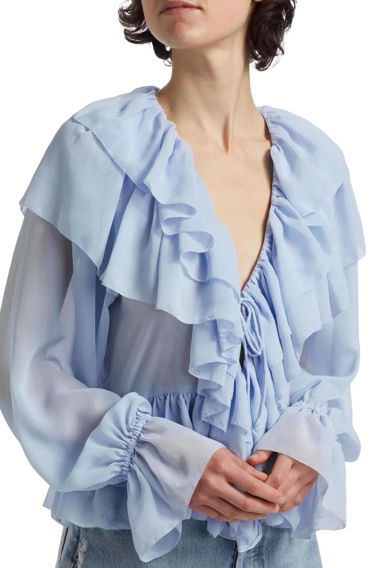 Camisa con volantes Soraya 