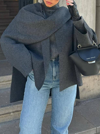 Lazy Shawl Cape Scarf Coat