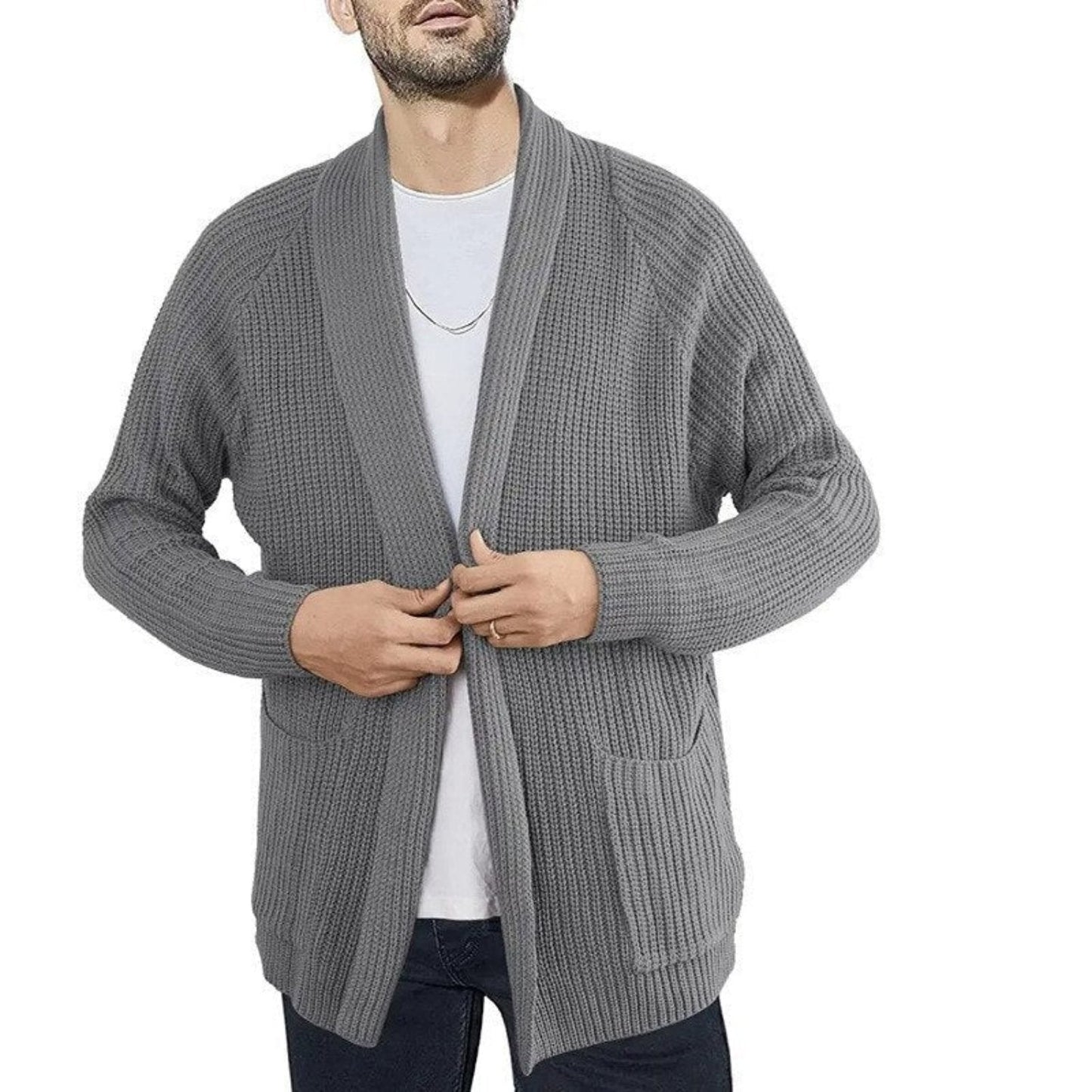 Rainer - Cárdigan con bolsillos - Casual - - Ideal para Otoño/Invierno