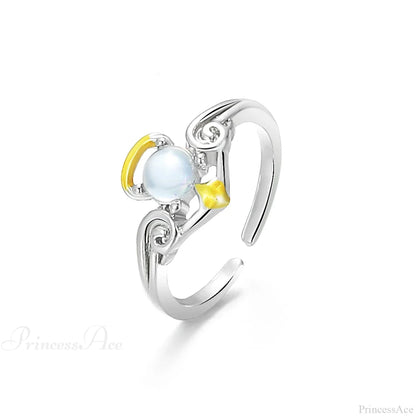 Dark Animal Butterfly Zircon Star Ring