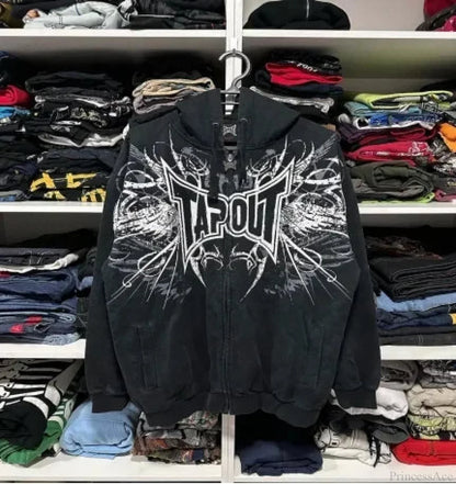 Dark Antique Large Design Hoodie