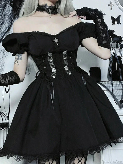 Dark Bandage Corset Small Dress