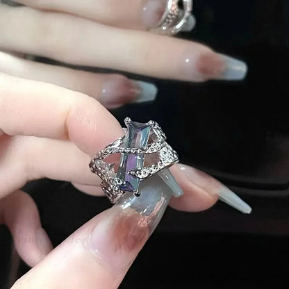 Dark Gothic Crimson Ring