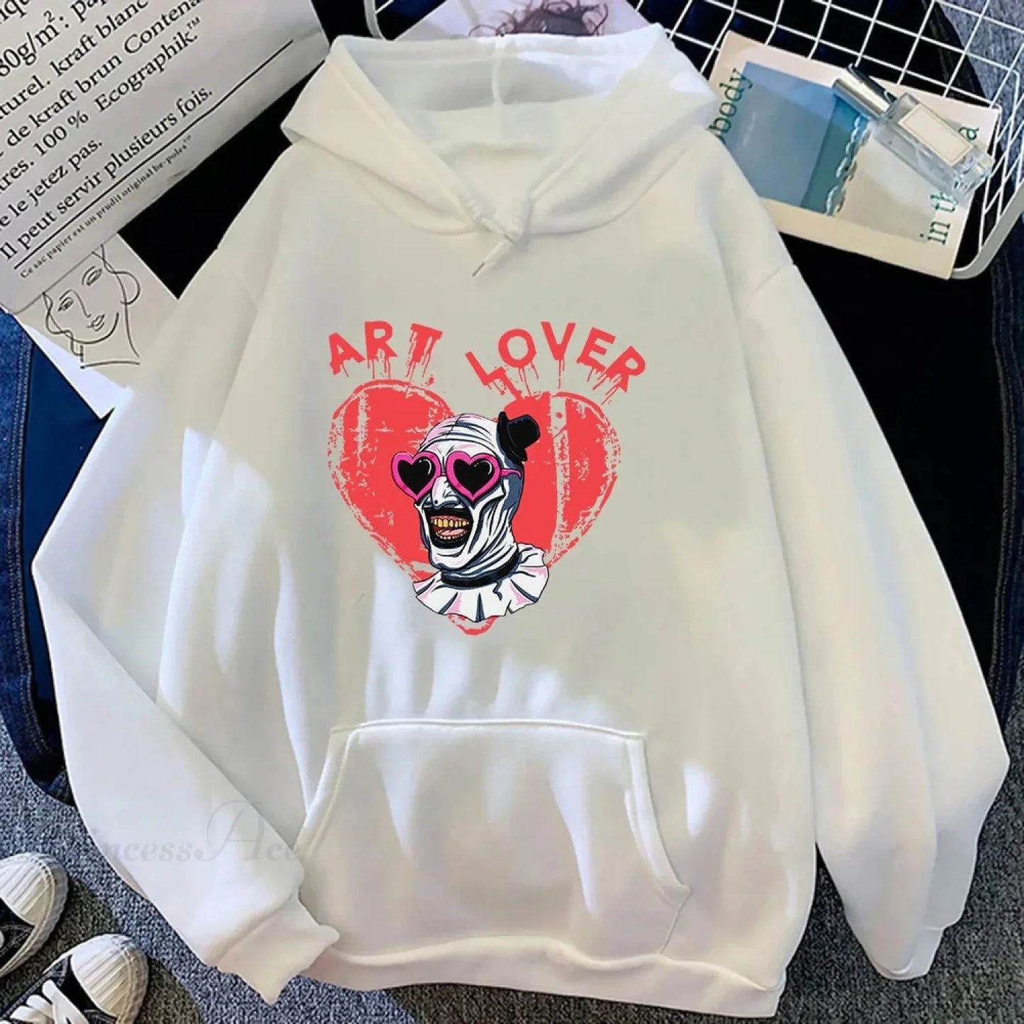 Dark Jester Graphic Pullover Hoodie