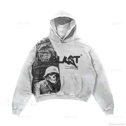 Dark Off Shoulder Pullover Hoodie