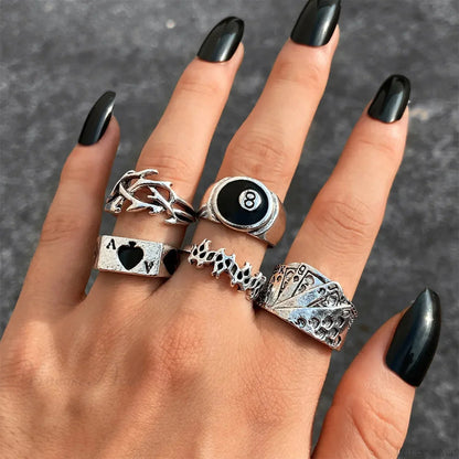Dark Skull Blossom Seraphim Butterfly Band
