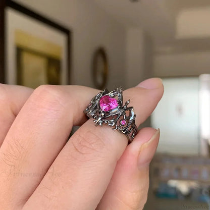 Dark Unpredictable Jewel Ring