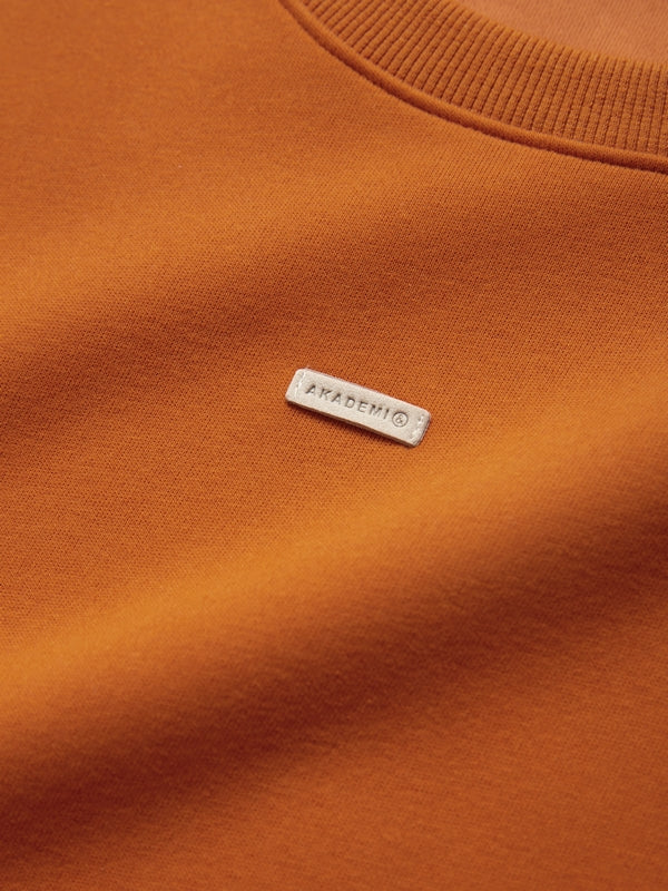 Solid Color Label Embellished Oversized Hoodie