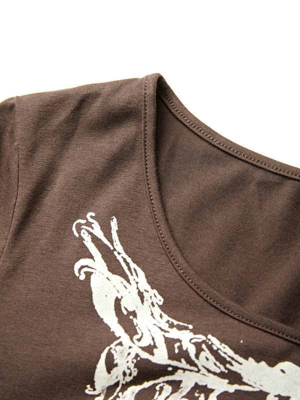 Justice Goth Punk Long Sleeve Tee