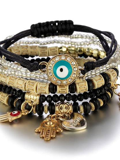 Bracelets Ethnic Style Street Color Block Bracelets & Bangles / Black / Red / Blue / Fall / Winter for Women