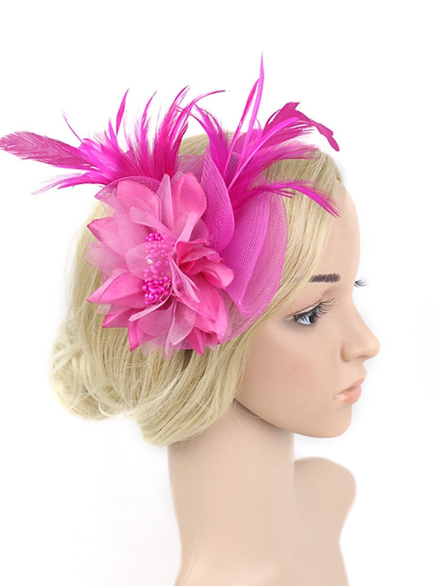 Hair Clip Chic & Modern Party Pure Color Headwear / Yellow / Purple / Fall / Winter / Spring for Women