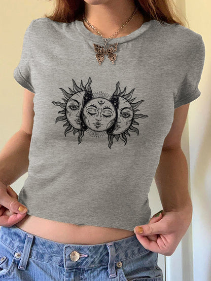Sun Print Short Sleeve Tee