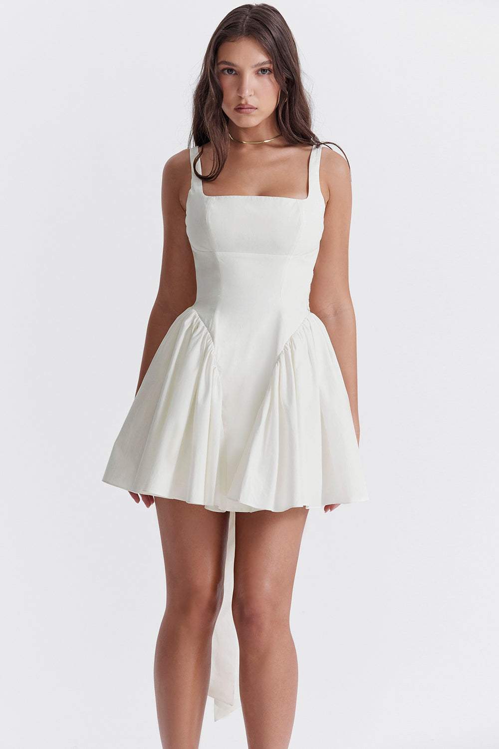 Minivestido Debby con espalda descubierta y lazo