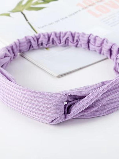 Women Twist Knotted Boho Stretchy Hair Bands Cross Turban for Women