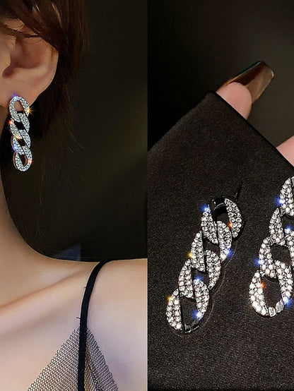 1 Pair Drop Earrings For Party Evening Street Gift Alloy Link / Chain Fashion for Women