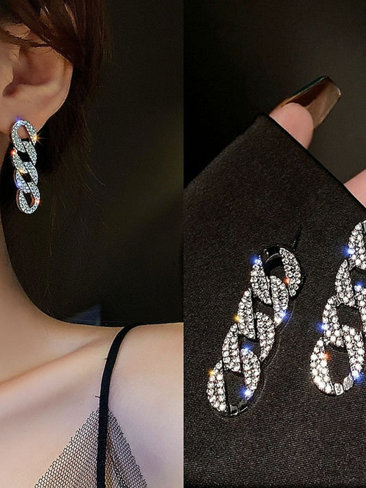 1 Pair Drop Earrings For Party Evening Street Gift Alloy Link / Chain Fashion for Women