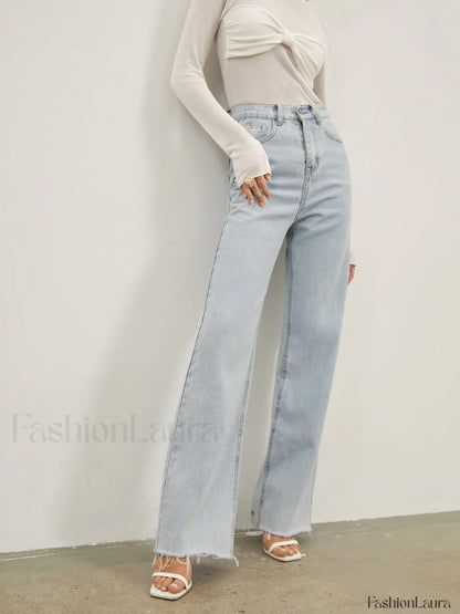 Denim Straight Graceful Leg Jeans