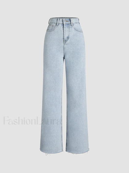 Denim Straight Graceful Leg Jeans