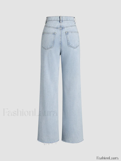 Denim Straight Graceful Leg Jeans