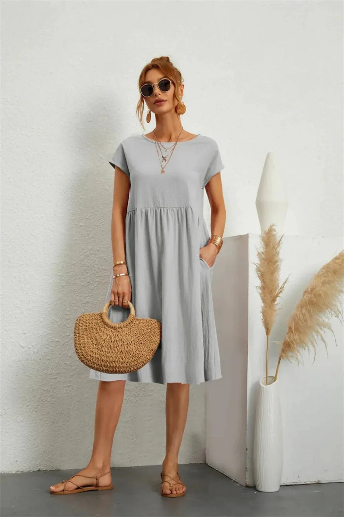 Chic Midi Dress | Great for Everyday Wear
