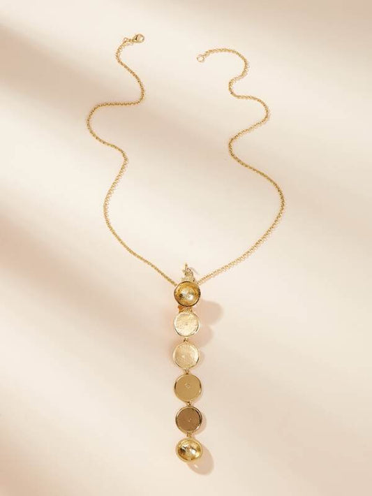 Detachable Lock Charm Chain Necklace 1pc for Women