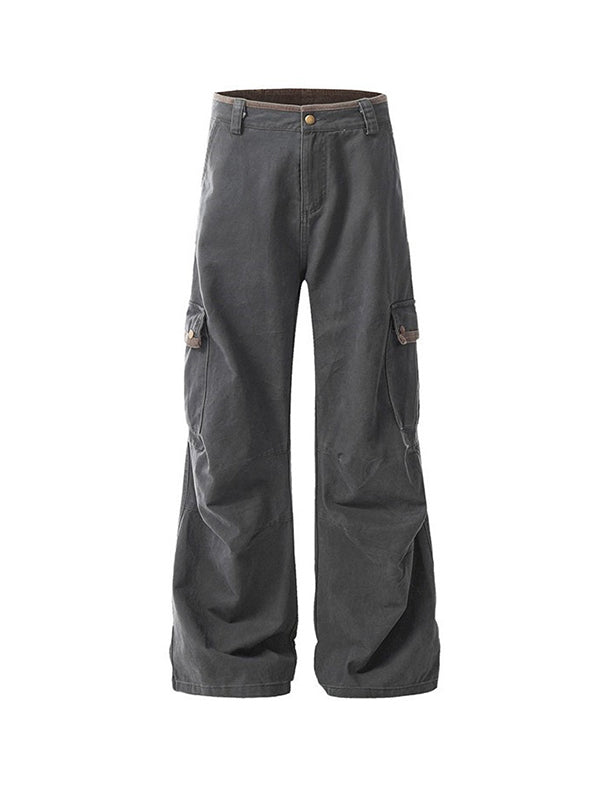 Multi Pocket Pleated Cargo Pants
